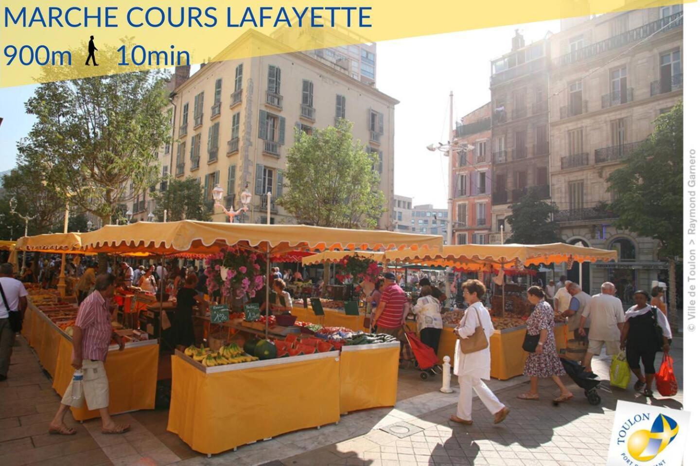#3 Toulon Centre, Balcon, Lumineux, Stationnement Facile, Tout Confort Εξωτερικό φωτογραφία